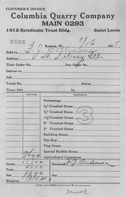 Scale Ticket